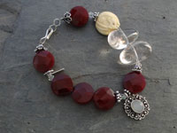 Image of Raspberry Quartz Bracelet