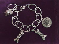 Image of Dogbone and Kitty-Paw Charm Bracelet   