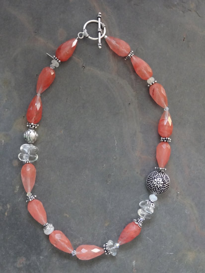 Image of Stawberry Quartz Necklace